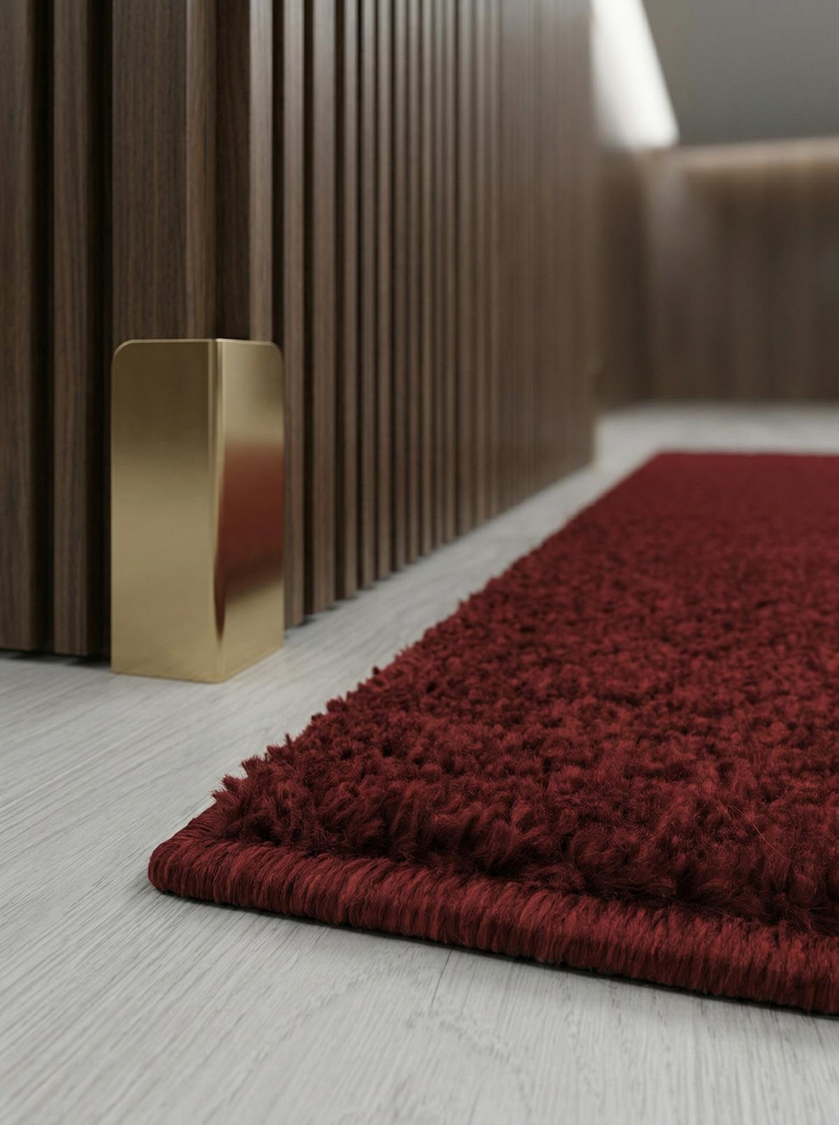 TEPPICH Kurzflor MAIN in Rot, einfarbig, 120 x 170 cm - Rot, Textil (170/120cm) - KADIMA DESIGN