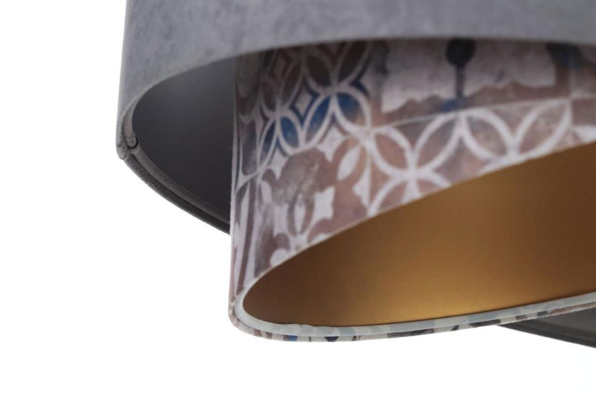 HÄNGELEUCHTE Grau 50/23 cm - Beige, Kunststoff (50/1/23cm) - ONZENO