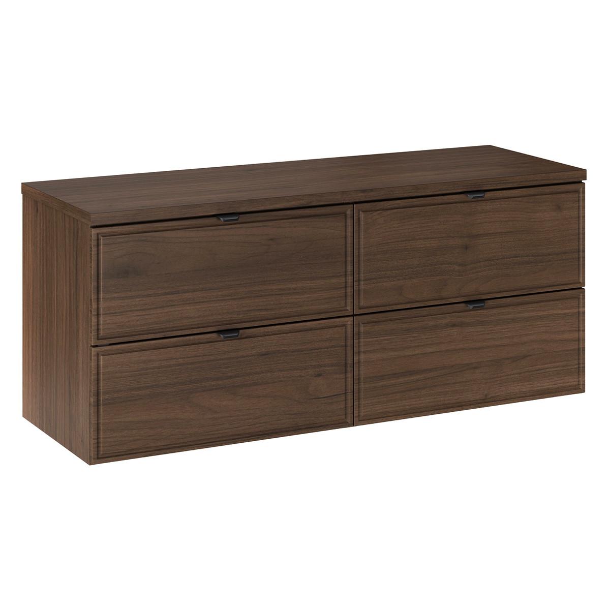 DOPPELWASCHTISCH 120cm Elias Holz - Braun, Holzwerkstoff (120/52.2/46cm) - Petits-meubles