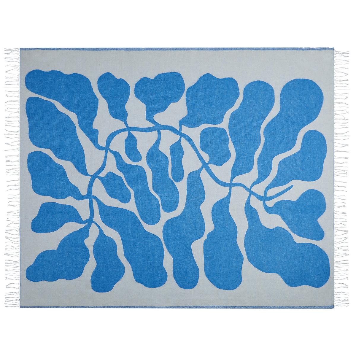 DECKE Blau Kihun 130/170 cm - Blau, Textil (130/170cm) - Beliani