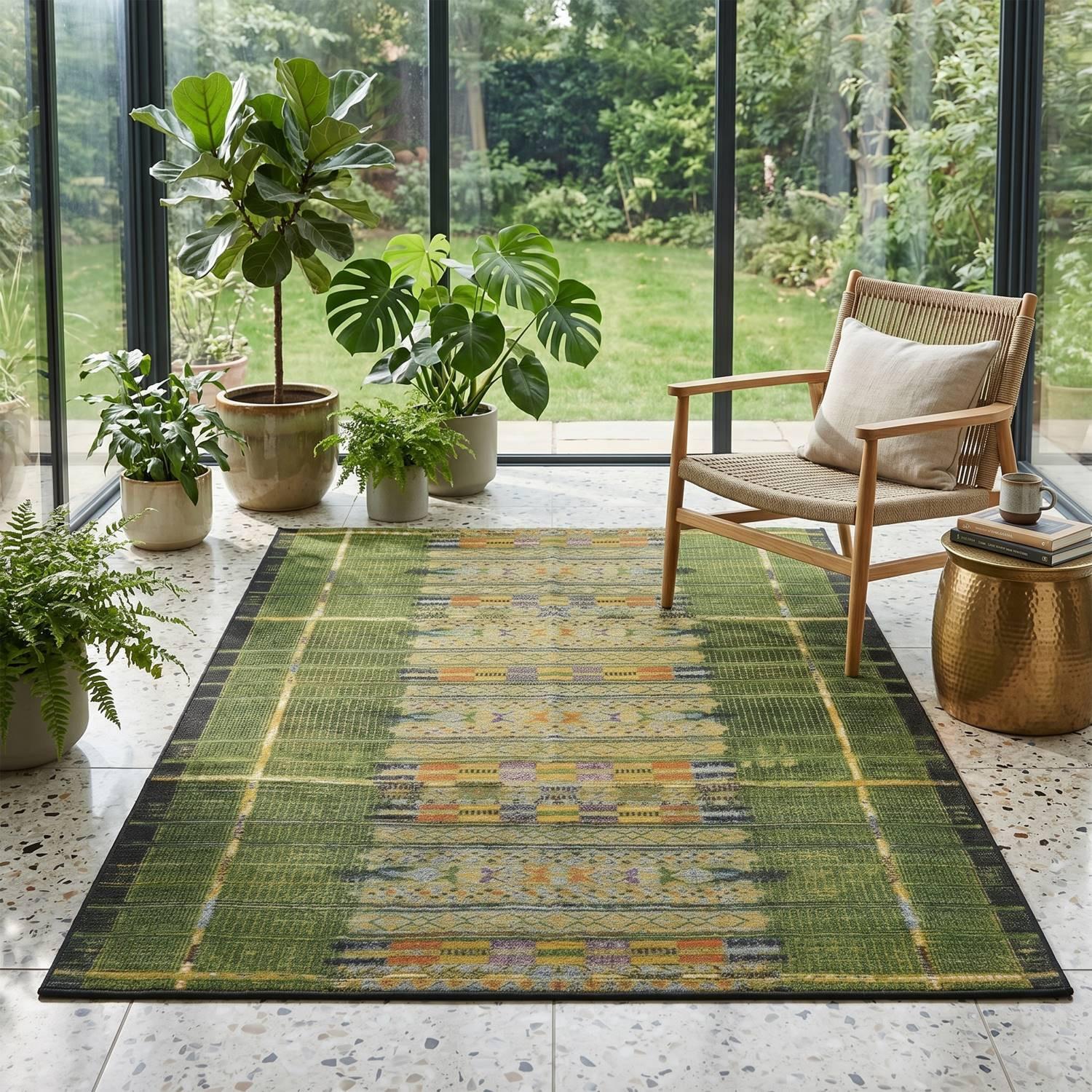 OUTDOORTEPPICH Aurora 200x285 cm - Grün, Textil (200/285cm) - Gino Falcone