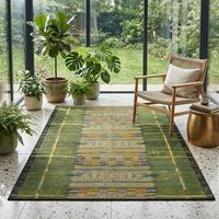 OUTDOORTEPPICH Aurora 200x285 cm - Grün, Textil (200/285cm) - Gino Falcone
