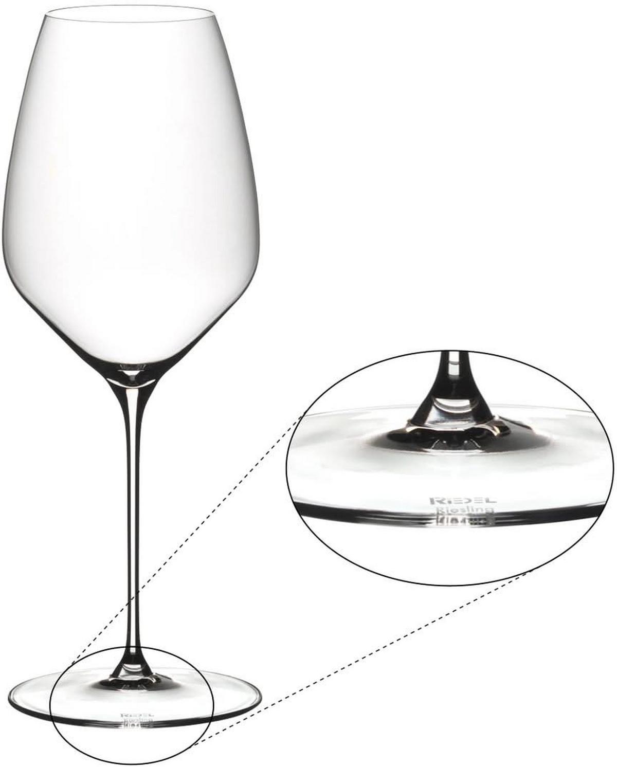 RIESLING GLAS Veloce transparent 570 ml 2er Set - Transparent, Glas (0.57L) - Riedel