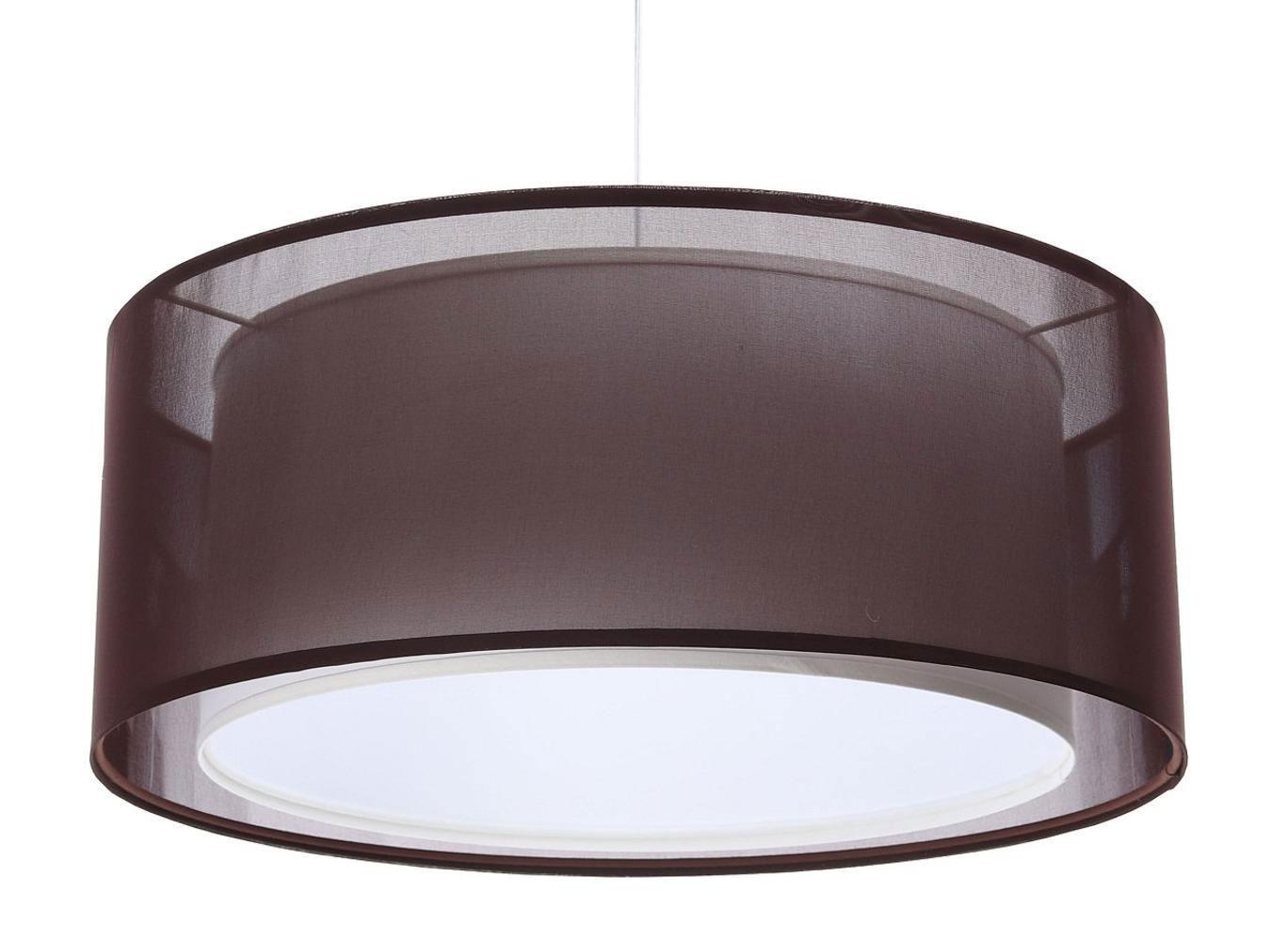 HÄNGELEUCHTE Weiß 60/22 cm - Weiß/Braun, Kunststoff (60/1.5/22cm) - ONZENO