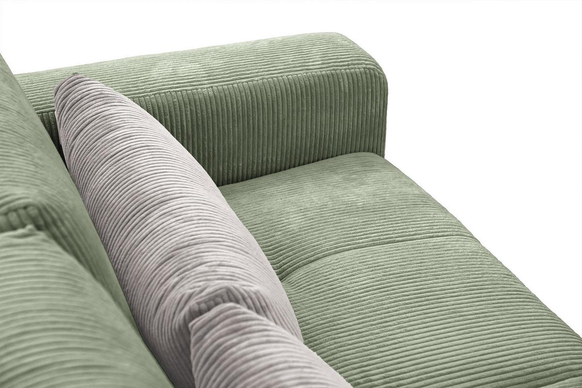 SOFA OLI 3-Sitzer, salbeigrün - Salbeigrün, Holz/Textil (208/91/108cm) - Wozimo