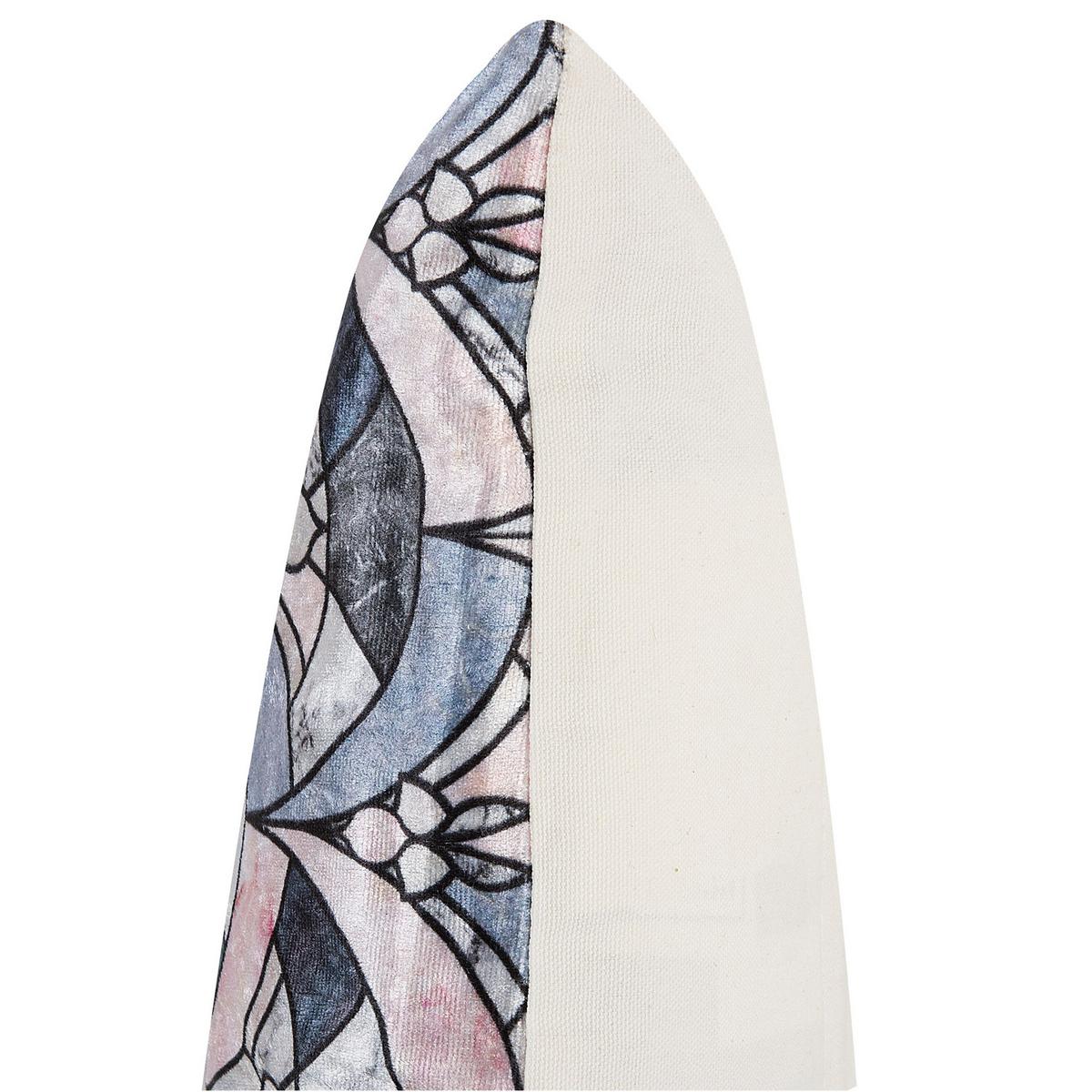DEKOKISSEN 2er-Set Dunkelblau 45/45 cm Koodal - Dunkelblau, Naturmaterialien/Textil (45/45cm) - Beliani