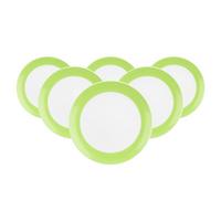 BROTTELLER Liberty Pure Colors Lime Green ø 17,5 cm 6er Set - Grün, Keramik (17.7cm) - Seltmann Weiden