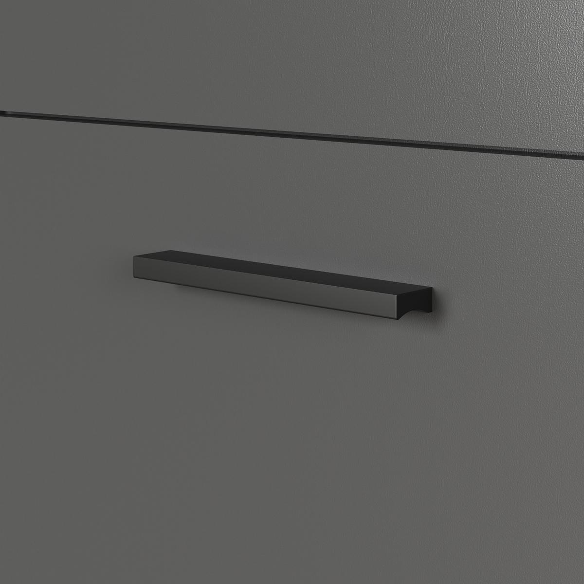 TV-LOWBOARD grau Evoke Eiche 210 x 43 cm, XL TV Unterteil mit viel Stauraum - Eichefarben/Schwarz, Holzwerkstoff/Kunststoff (210/43/41cm) - Top.Furn