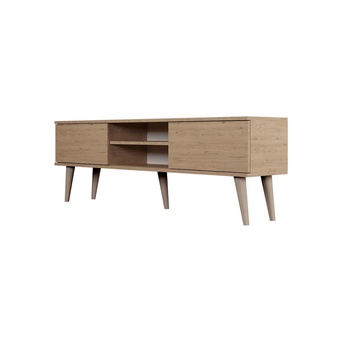 TV-MÖBEL Toronto Holz - Braun, Holzwerkstoff (160/55/35cm) - Petits-meubles