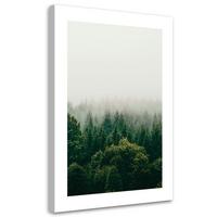 KUNSTDRUCK Grün 70/100 cm - Grün, Textil (70/100cm) - KUNSTLOFT