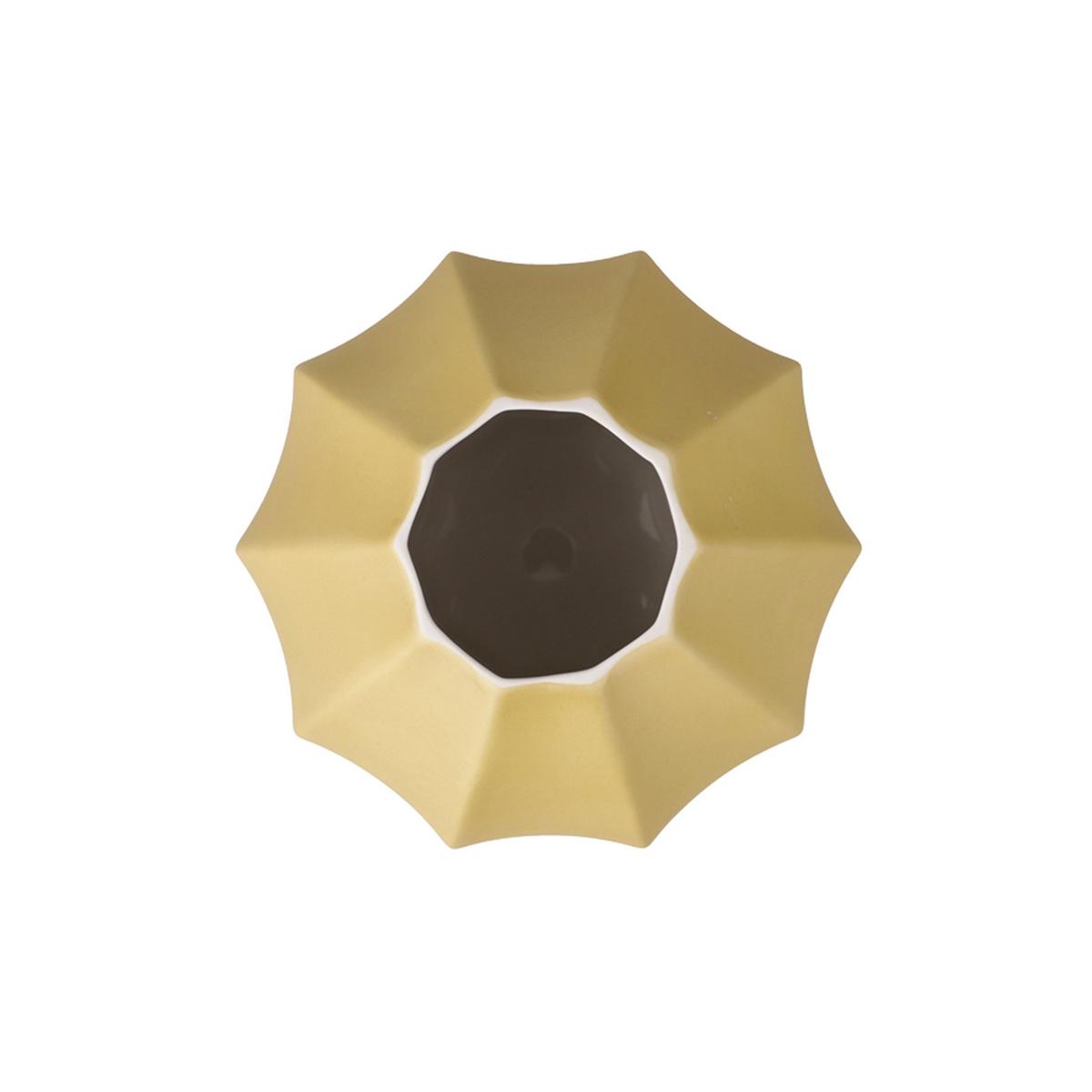 VASE Concave Colori champagner 16 cm - Champagner, Keramik (16cm) - Goebel
