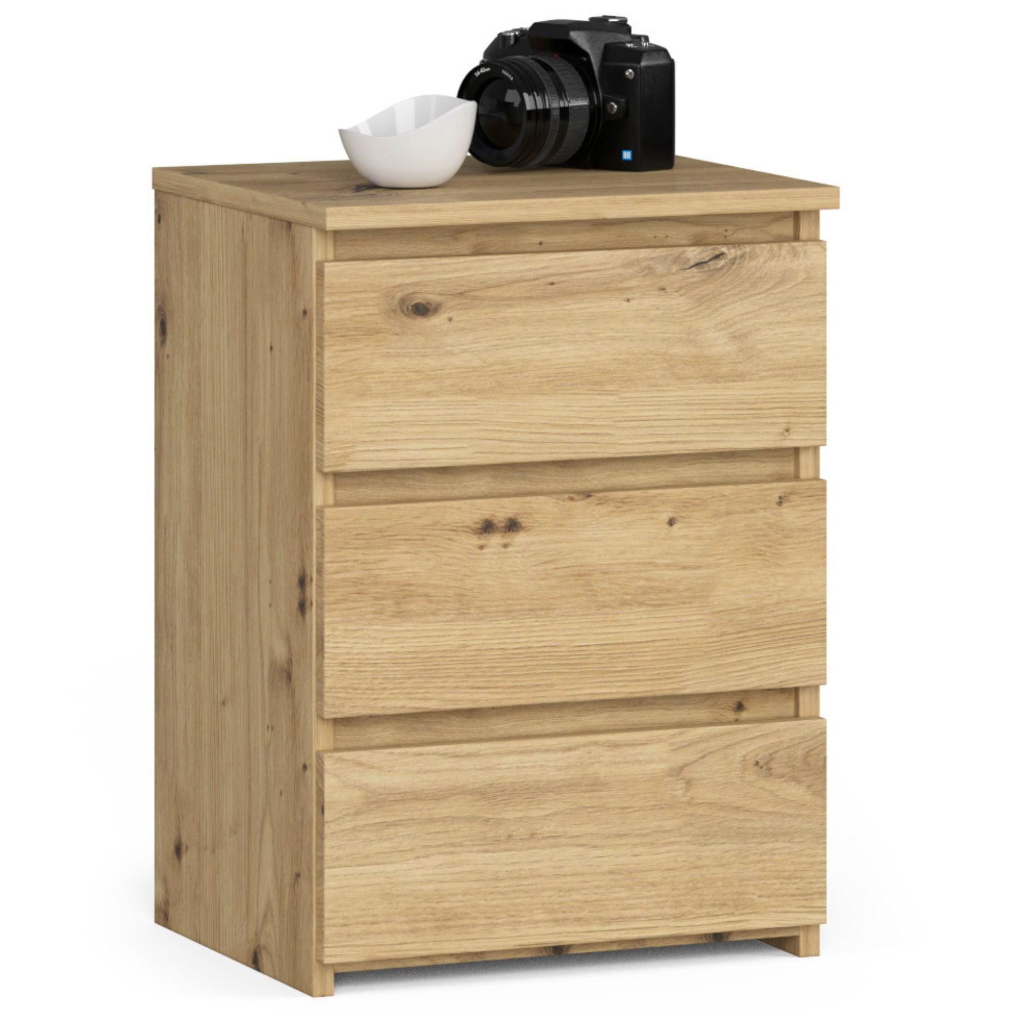 KOMMODE Eiche Artisan 57/40/35 - Eiche Artisan, Holzwerkstoff (40/57/35cm) - RAUMHIRSCH FURNITURE