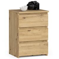KOMMODE Eiche Artisan 57/40/35 - Eiche Artisan, Holzwerkstoff (40/57/35cm) - RAUMHIRSCH FURNITURE