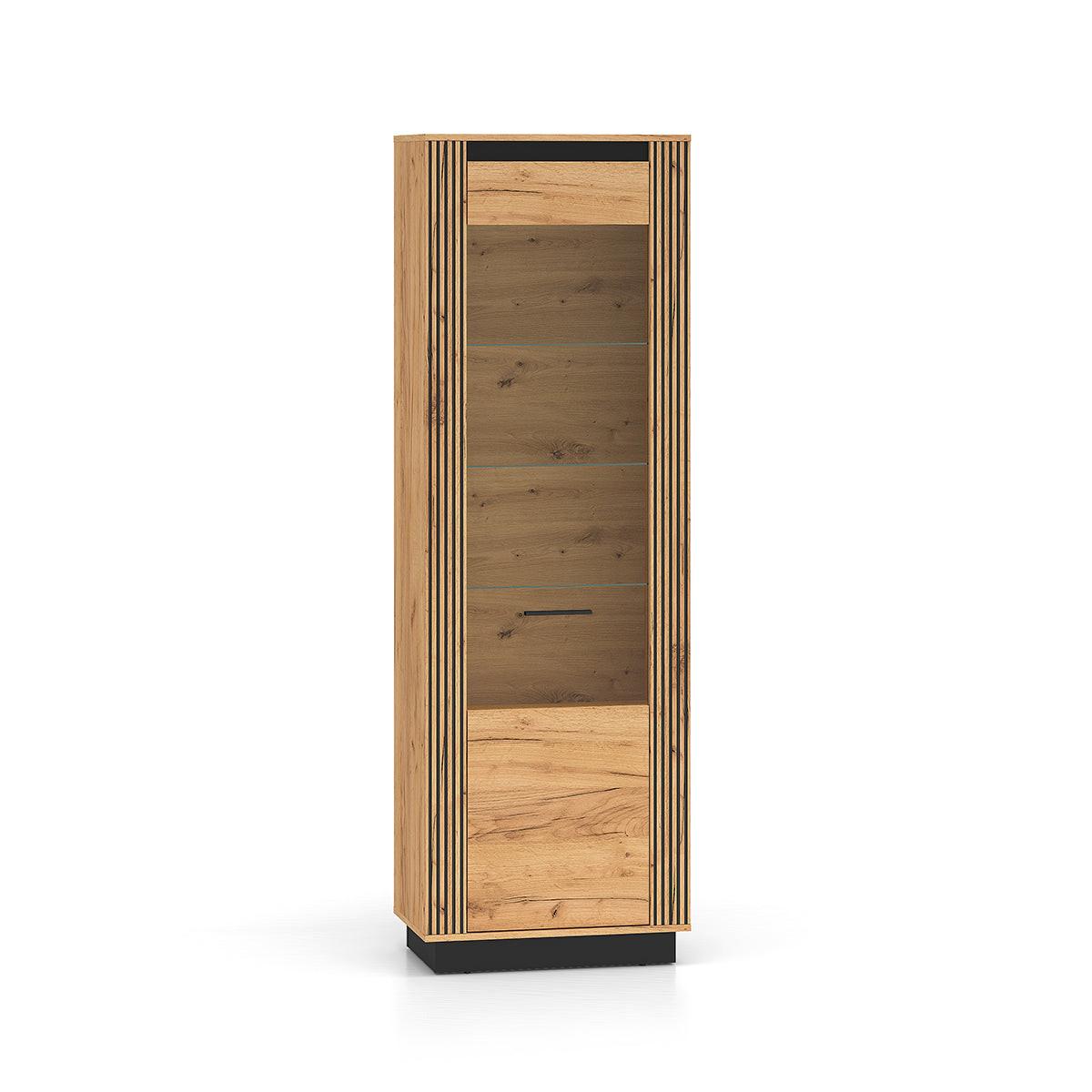 VITRINE Solal Holz - Braun, Holzwerkstoff (65/200/40cm) - Petits-meubles