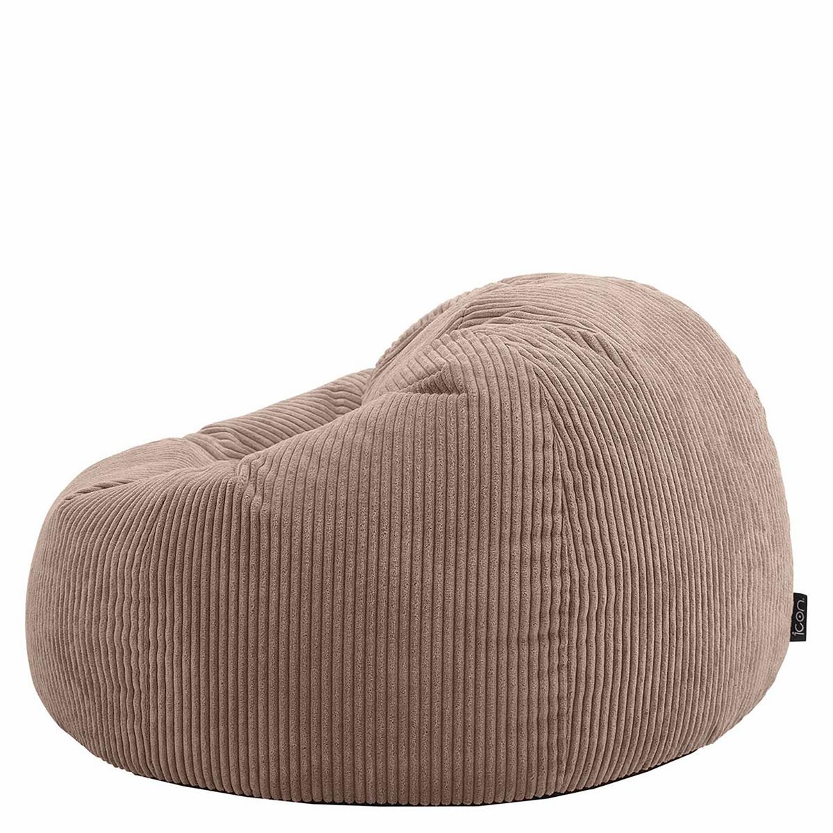 SITZSACK Klassisch Sessel aus Cord 2-tlg. - Mokka, Textil (85/50/85cm) - icon