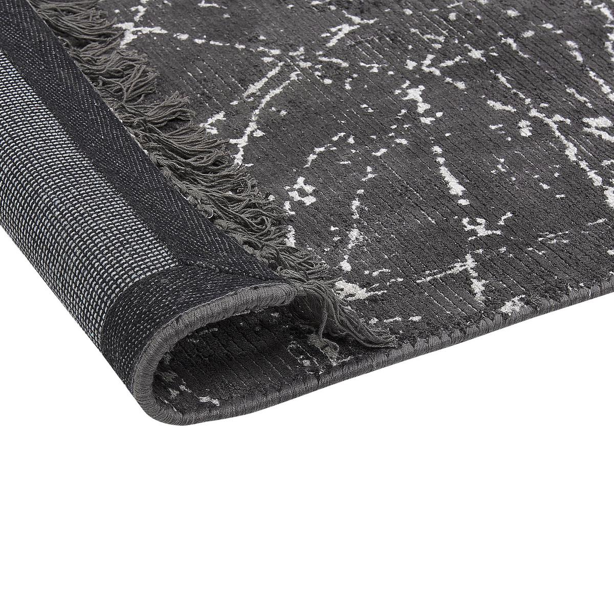 KURZFLOR-TEPPICH Hanli 150/80 cm - Grau, Naturmaterialien (80/150cm) - Beliani