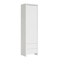 SCHRANK 1 Tür Soren Weiß matt - Weiß, Holzwerkstoff (56/200.5/40.5cm) - Petits-meubles