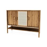 KOMMODE INA Wildeiche - Alteiche, Holz (142/101/46cm) - byoak