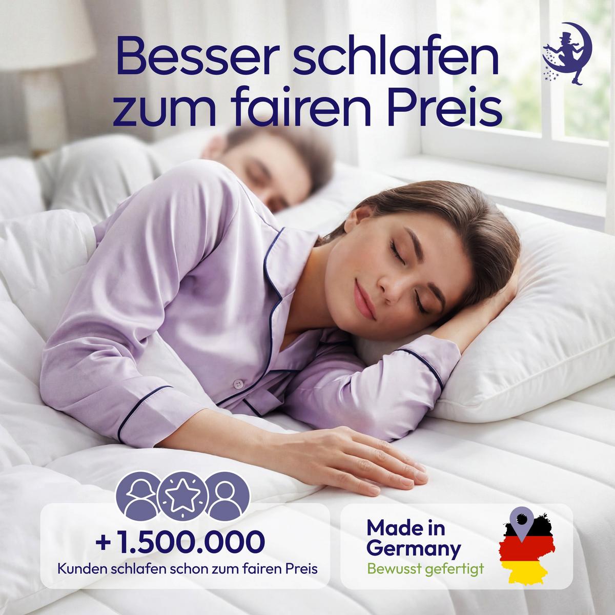KALTSCHAUMMATRATZE 60x120 - Babymatratze mit festem Kern - für sicheren Babyschlaf - schadstoffgeprüft und waschbar - für Gitterbett und Reisebett - Weiß, Textil (60/120cm) - Mister Sandman