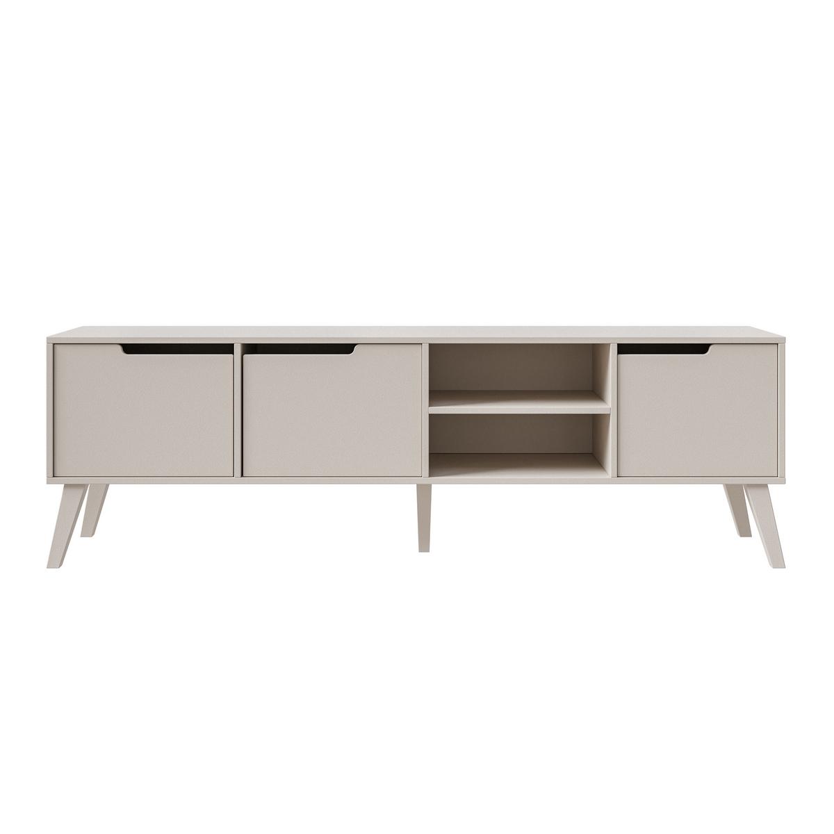 WOHNWAND Norel 2-teilig Kommode 160 cm + TV-Schrank 180 cm, Kaschmir - Kaschmir, Holzwerkstoff (180/55/40cm) - Beautysofa
