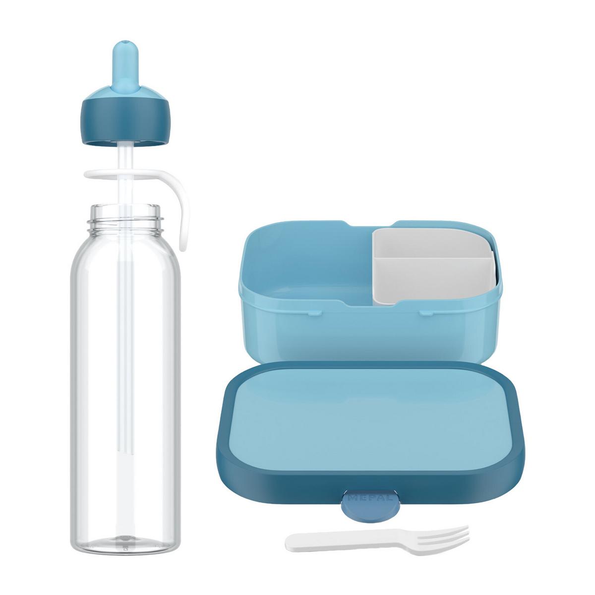LUNCHSET Campus Cool Blue 2-tlg. - Blau, Kunststoff (2/2/2cm) - Mepal