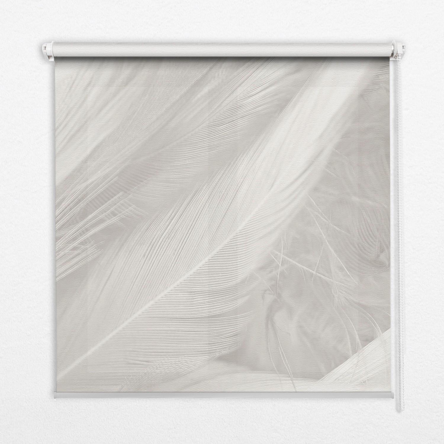 INNENROLLO - Fensterrollo - Rollo - 90x180 cm - Federn - Weiß, Kunststoff (90/180/0.5cm) - TULUP