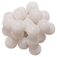 LICHTERKETTE AMICI - Weiß, Kunststoff (6cm) - IDIMEX