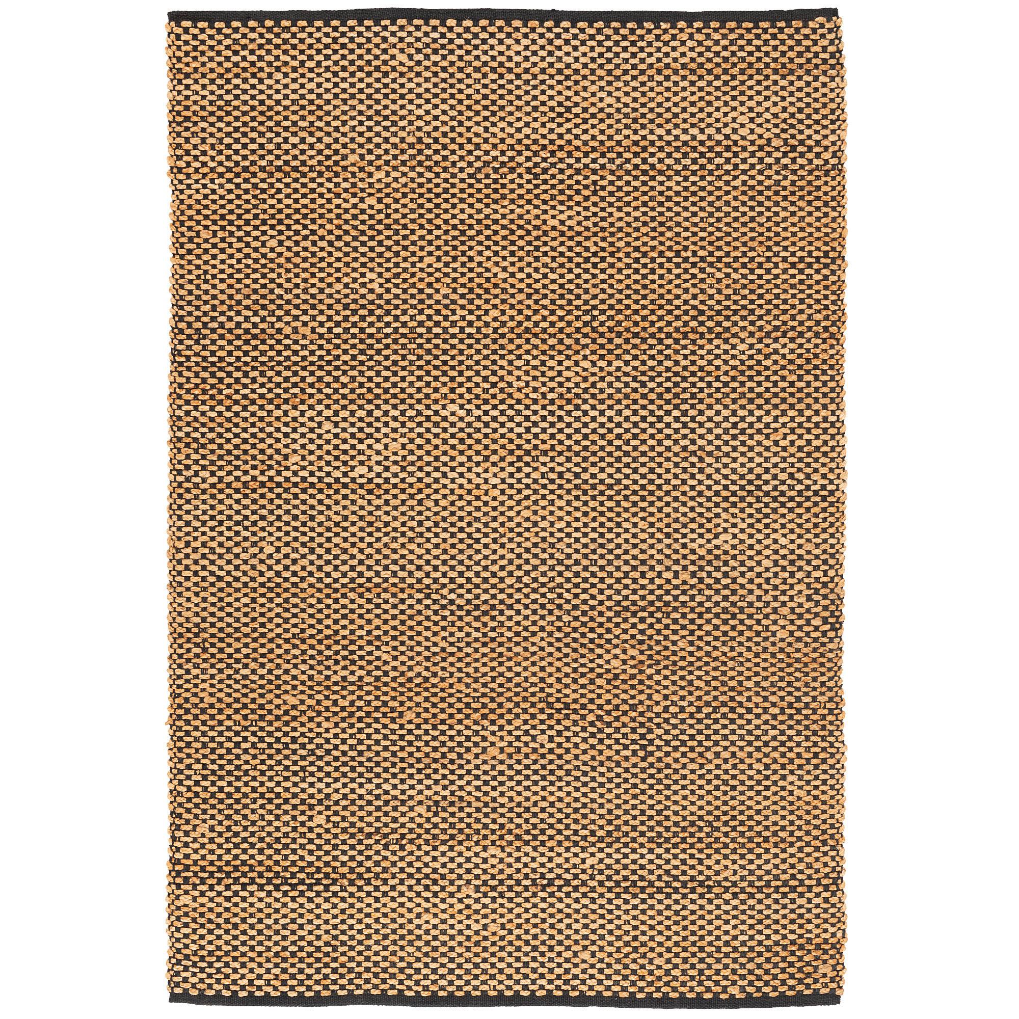 NATURFASER TEPPICH JUTE SALSA MELIERT - Beige/Schwarz, Textil (140/200cm) - Pergamon