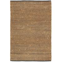 NATURFASER TEPPICH JUTE SALSA MELIERT - Beige/Schwarz, Textil (140/200cm) - Pergamon