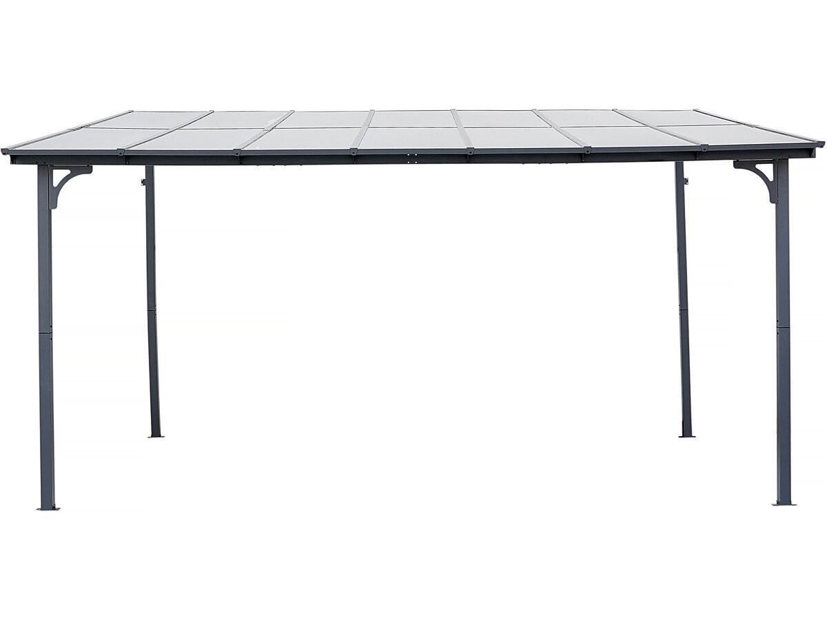PARTYZELT UND PAVILLON marvin Grau - Grau, Metall (298/243/423cm) - Habitat Garten