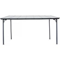 PARTYZELT UND PAVILLON marvin Grau - Grau, Metall (298/243/423cm) - Habitat Garten