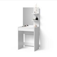 SCHMINKTISCH Nola Weiß 60 cm - Weiß, Holzwerkstoff (60/140/40cm) - Livinity®