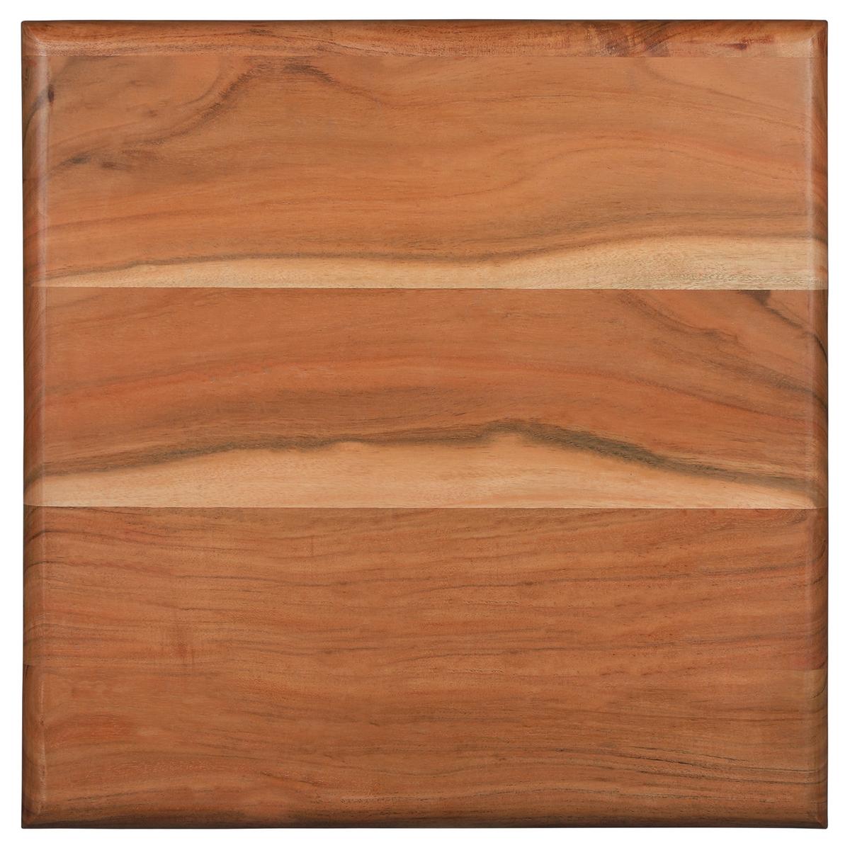 BEISTELLTISCH 50x40x50 cm Schwarz-Natur aus Akazienholz und Metall - Schwarz, Metall (50/50/40cm) - WOMO-DESIGN
