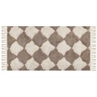 KURZFLOR-TEPPICH Sinop 150/80 cm - Braun, Textil (80/150cm) - Beliani