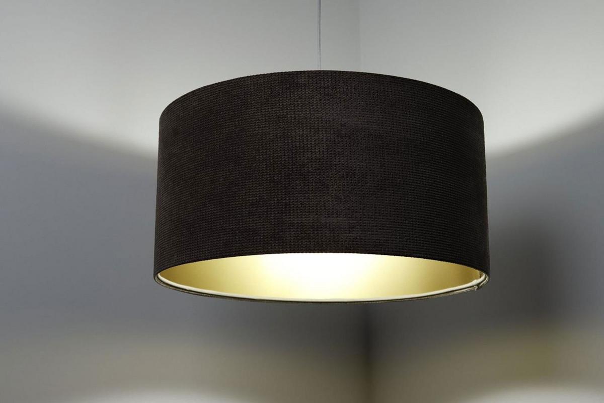 HÄNGELEUCHTE Gold 40/20 cm - Goldfarben/Braun, Kunststoff (40/0.4/20cm) - ONZENO