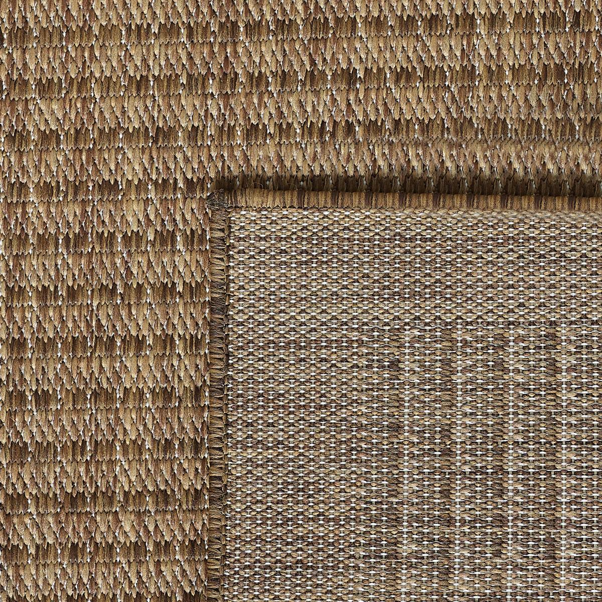 TEPPICH Outdoor DAFNE in Braun, einfarbig, 80 x 150 cm - Braun, Textil (150/80cm) - KADIMA DESIGN