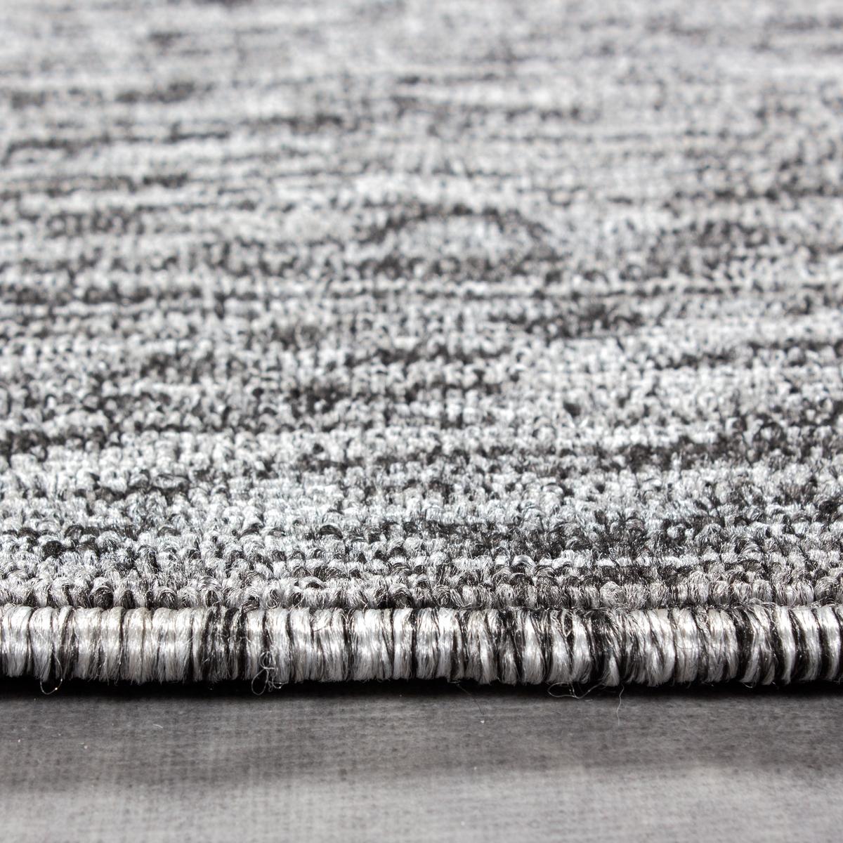 KURZFLORTEPPICH AMMER, einfarbig, Grau, 140 x 200 cm - Grau, Textil (200/140cm) - KADIMA DESIGN