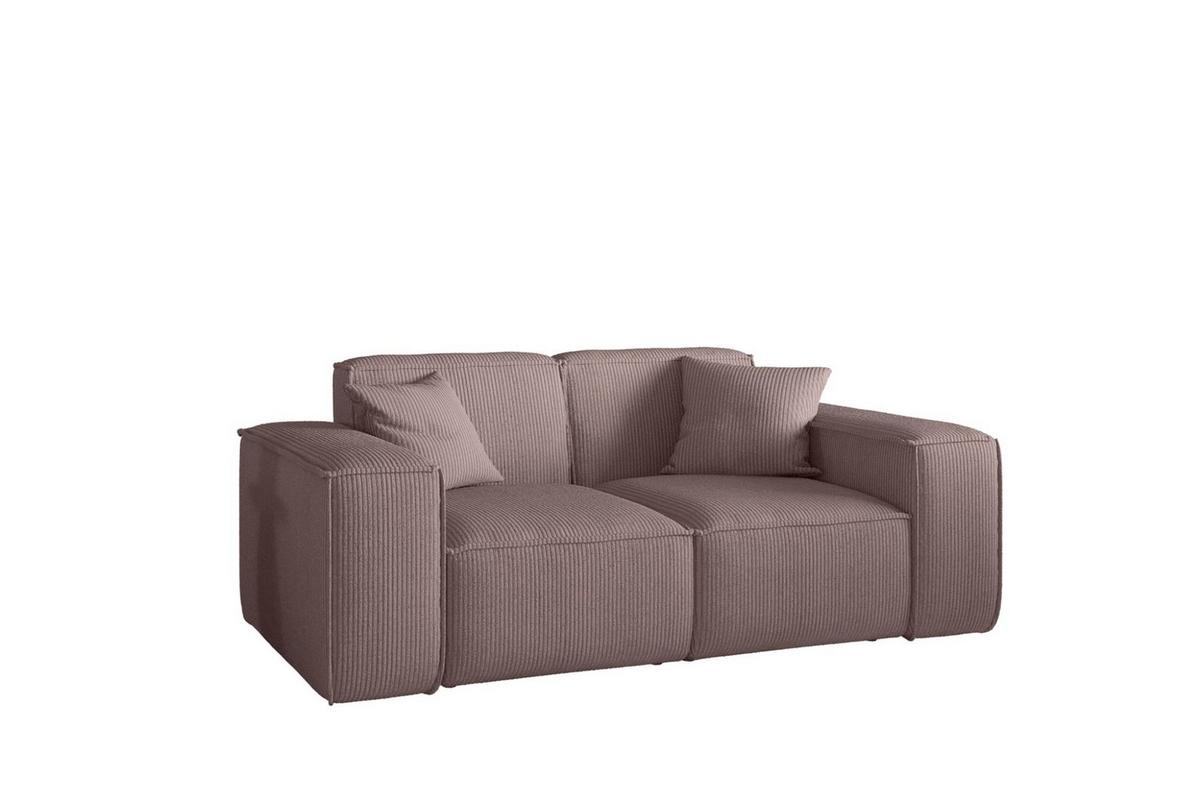 SOFA Celes Premium 2-sitzer Stoff Scala - Lila, Holzwerkstoff/Textil (186/73/88cm) - Fun Möbel