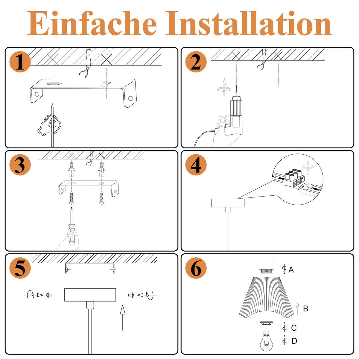 PENDELLEUCHTE Yvonne 22/10/120 cm - Braun, Metall (22/10/120cm) - ZMH