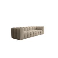 SOFA 4-sitzer Solvie In Moly - Beige, Holzwerkstoff/Textil (250/75/106cm) - Fun Möbel