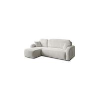 ECKSOFA PALOMA L 235/155/85 cm Coral 65 - Ecru, Textil (235/155cm) - Lookway