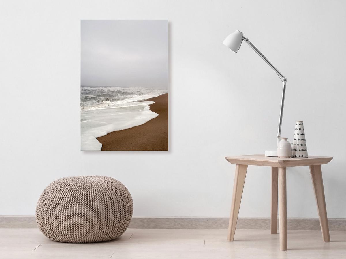 KUNSTDRUCK Grau 80/120 cm - Braun/Grau, Textil (80/120cm) - KUNSTLOFT