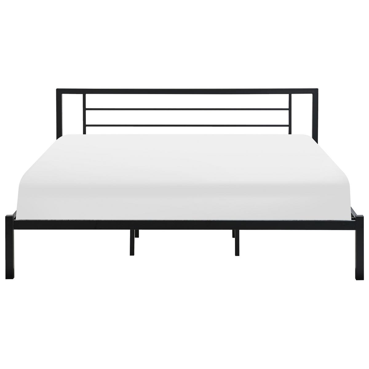 METALLBETT 180/200cm Schwarz Cusset - Schwarz, Metall (180/200cm) - Beliani