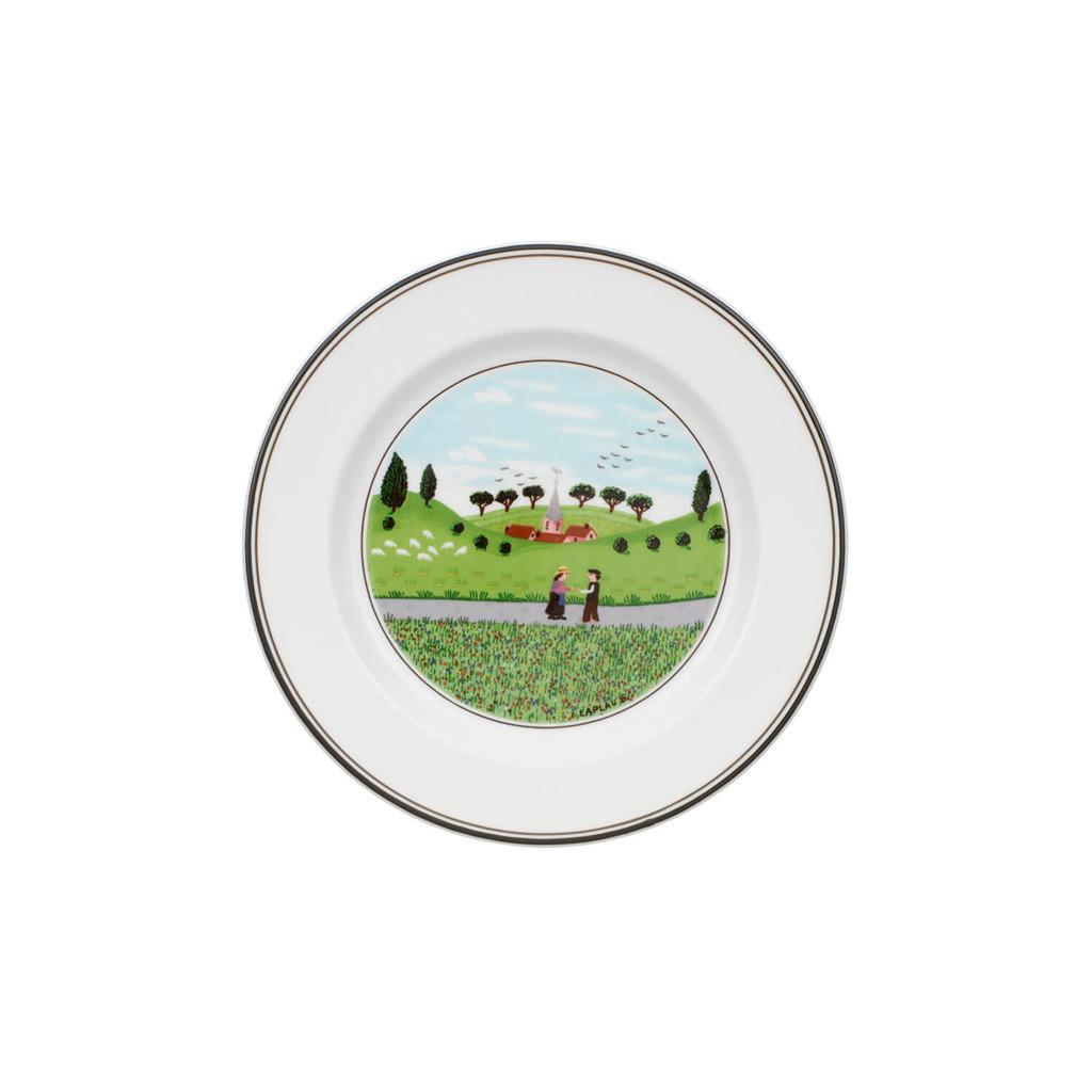 BROTTELLER BEGEGNUNG Design Naif bunt ø 17 cm - Multicolor, Keramik (17cm) - Villeroy & Boch