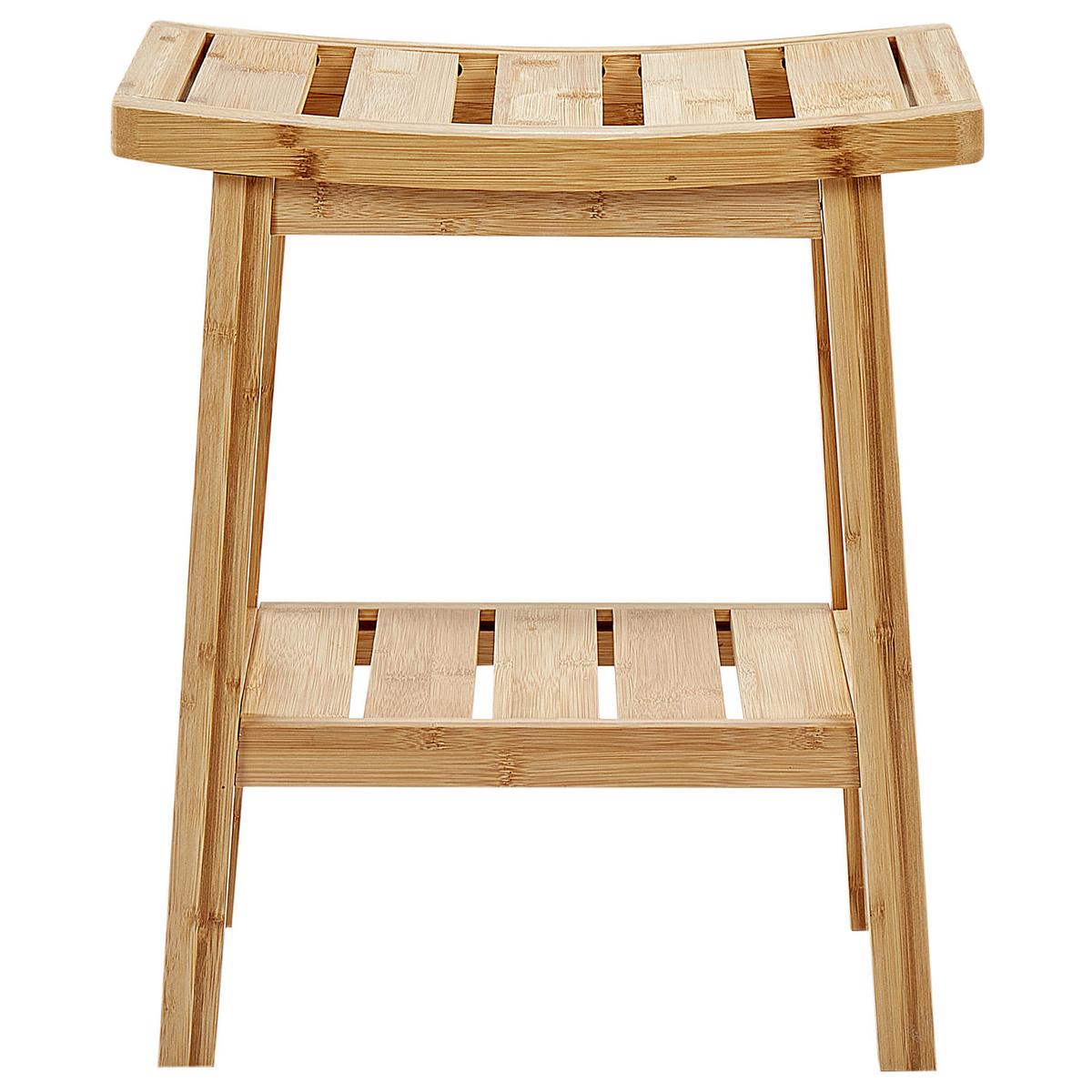 BEISTELLTISCH Bambus Hellbraun Tremont - Braun, Holz (45/39/45cm) - Beliani