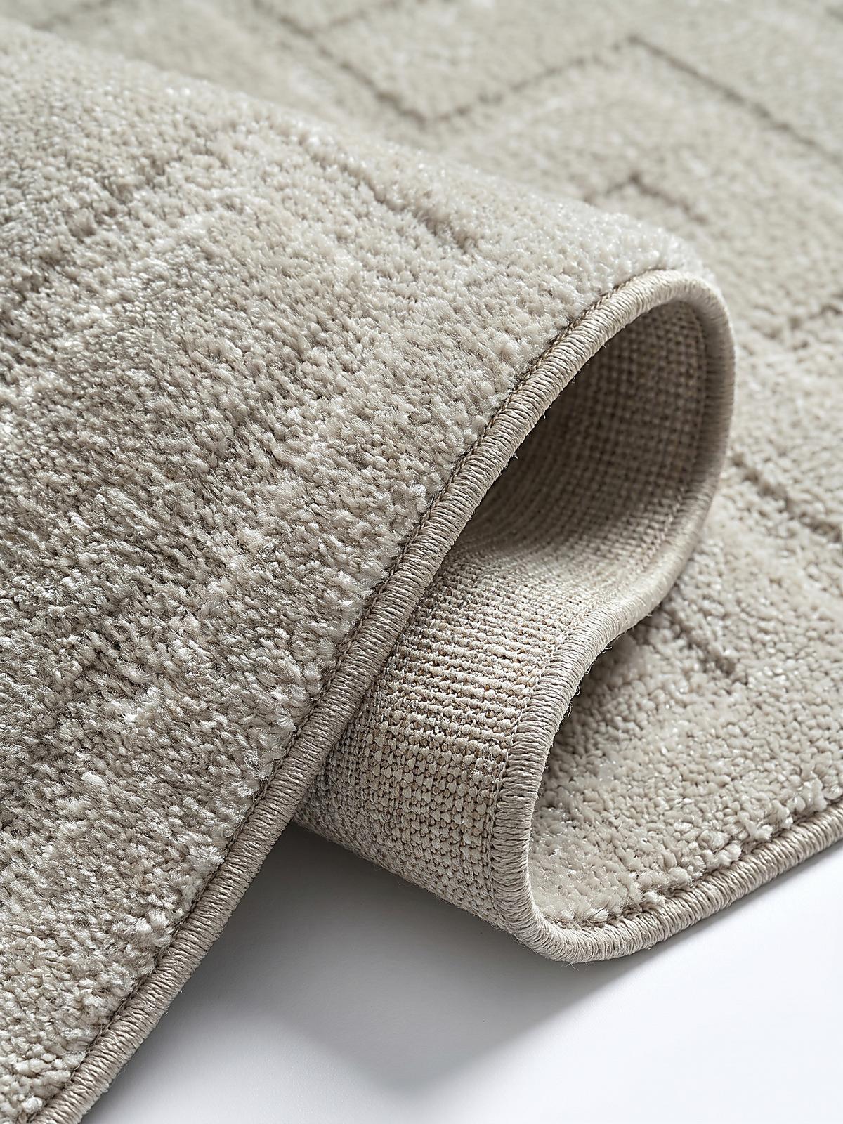 TEPPICHLÄUFER Geometrisch MUOTA Polypropylen Beige 80 x 150 cm - Beige, Textil (80/150cm) - KADIMA DESIGN