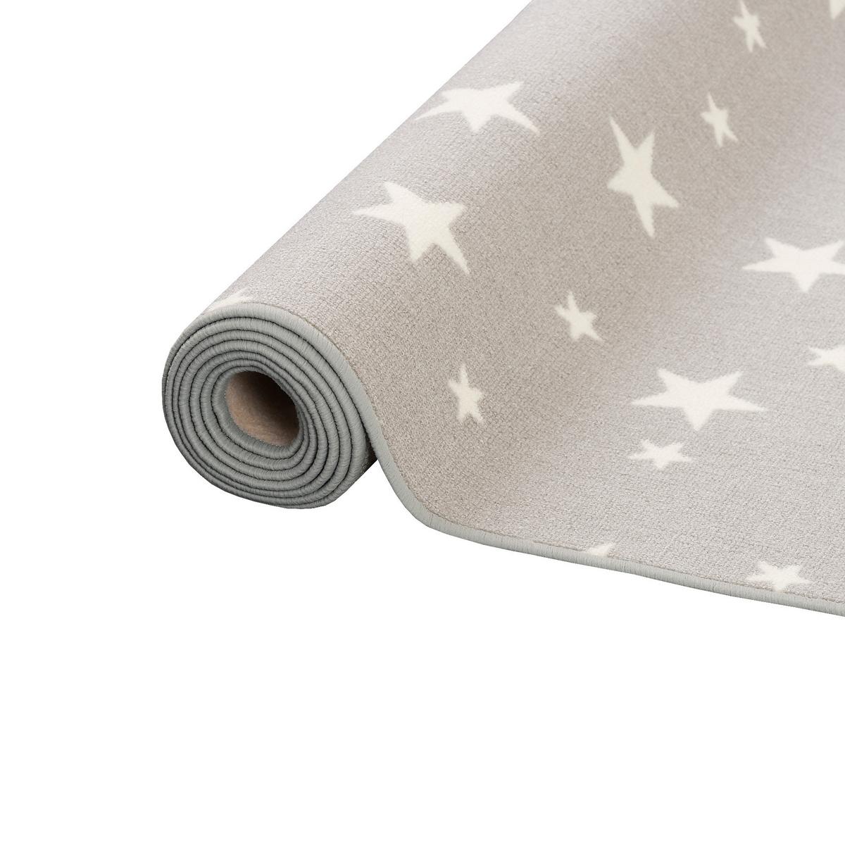 KINDER SPIEL TEPPICH STERNE - Grau, Textil (100/400cm) - Snapstyle