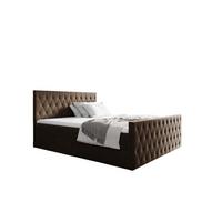 BOXBETT Asher Premium - Braun, Holzwerkstoff/Textil (160/220cm) - Fun Möbel