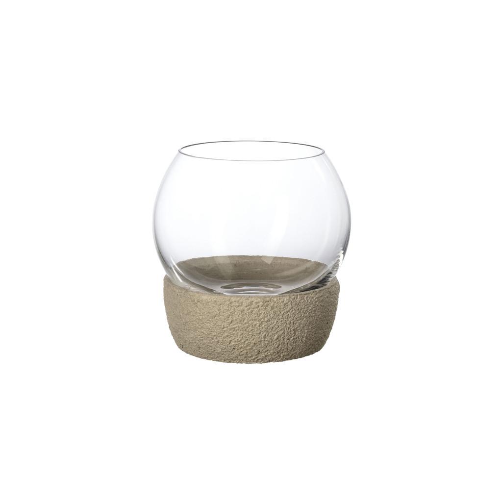 TEELICHTHALTER Perlemor Home beige ø 11 x 11,3 cm - Beige, Glas/Keramik (11/11.3/11cm) - like.Villeroy & Boch