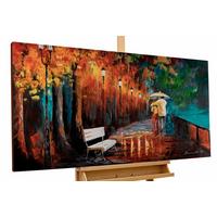 ACRYLBILD HANDGEMALT 120/60 cm - Multicolor/Schwarz, Holz/Textil (120/60cm) - KUNSTLOFT